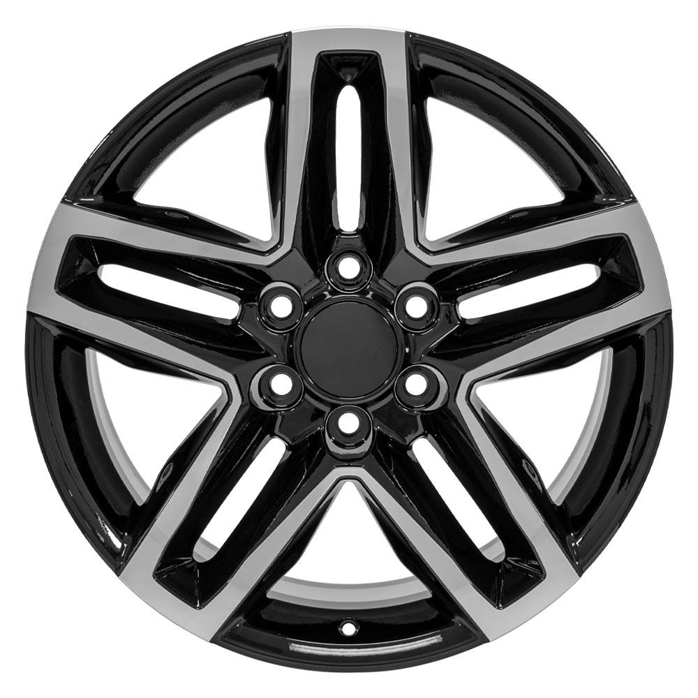 OE Wheels Replica CV34B Black Machined 20x9.0 +26 6x139.7mm 78.1mm