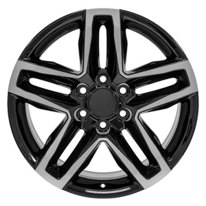 OE Wheels Replica CV34B Black Machined 20x9.0 +26 6x139.7mm 78.1mm