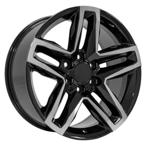 OE Wheels Replica CV34B Black Machined 20x9.0 +26 6x139.7mm 78.1mm