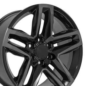 OE Wheels Replica CV34B Black Machined with Tinted Clear 20x9.0 +26 6x139.7mm 78.1mm