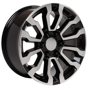 OE Wheels CV35 Gloss Black Machined 18x8.5 +26 6x139.7|N/Amm 78.1mm - Wheelwiz
