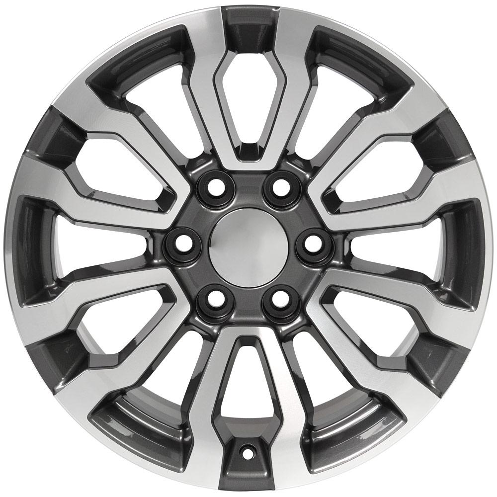 OE Wheels Replica CV35 Gunmetal Machined 18x8.5 +24 6x139.7mm 78.1mm - Wheelwiz