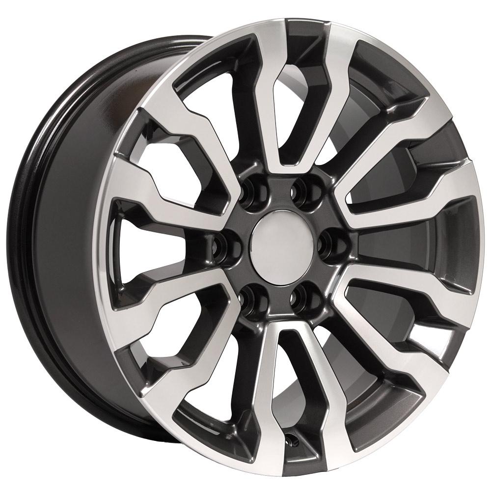 OE Wheels Replica CV35 Gunmetal Machined 18x8.5 +24 6x139.7mm 78.1mm - Wheelwiz