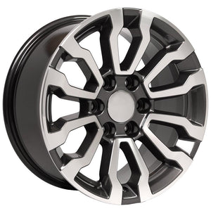 OE Wheels Replica CV35 Gunmetal Machined 18x8.5 +24 6x139.7mm 78.1mm