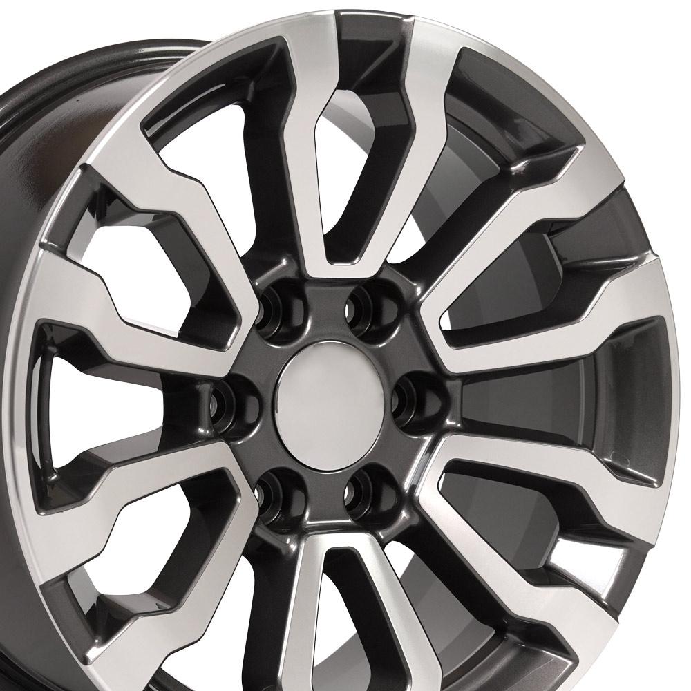 OE Wheels Replica CV35 Gunmetal Machined 18x8.5 +24 6x139.7mm 78.1mm - Wheelwiz