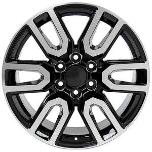 OE Wheels CV36 Gloss Black Machined 20x9 +28 6x139.7|N/Amm 78.1mm - Wheelwiz