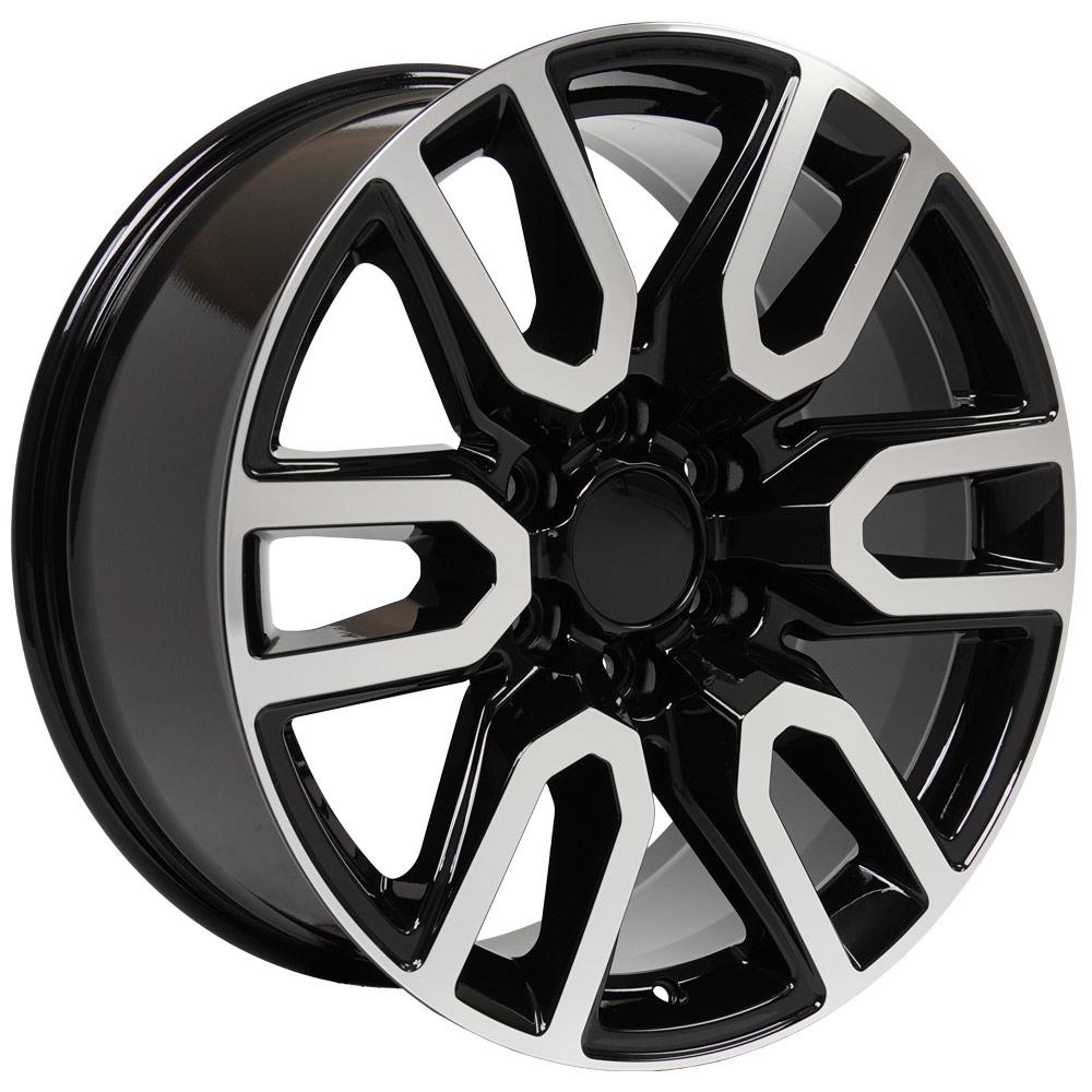 OE Wheels CV36 Gloss Black Machined 20x9 +28 6x139.7|N/Amm 78.1mm - Wheelwiz