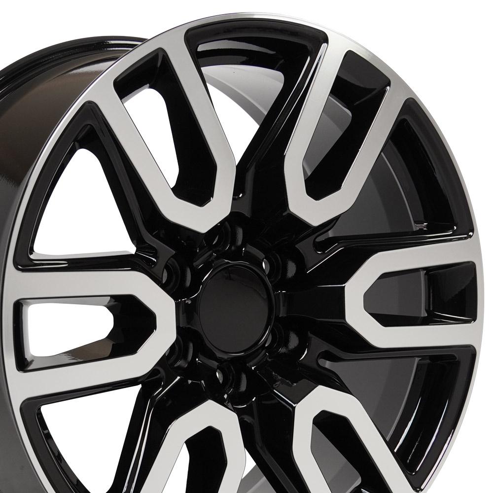 OE Wheels CV36 Gloss Black Machined 20x9 +28 6x139.7|N/Amm 78.1mm - Wheelwiz