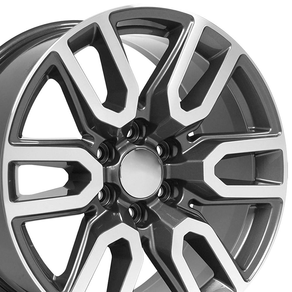 OE Wheels Replica CV36 Gunmetal Machined 20x9.0 +24 6x139.7mm 78.1mm - Wheelwiz