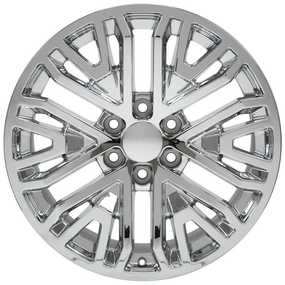 OE Wheels Replica CV37 Chrome 20x9.0 +28 6x139.7mm 78.1mm