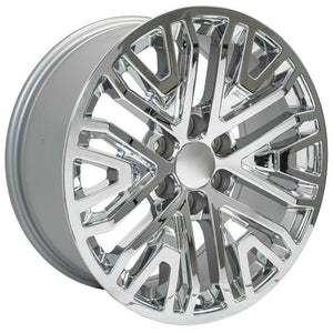 OE Wheels Replica CV37 Chrome 20x9.0 +28 6x139.7mm 78.1mm