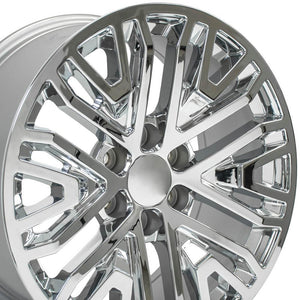 OE Wheels Replica CV37 Chrome 20x9.0 +28 6x139.7mm 78.1mm