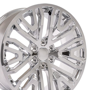 OE Wheels Replica CV37 Chrome 22x9.0 +28 6x139.7mm 78.1mm