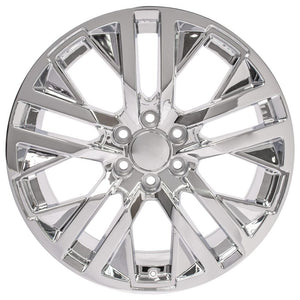 OE Wheels Replica CV38 Chrome 22x9.0 +28 6x139.7mm 78.1mm