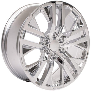 OE Wheels Replica CV38 Chrome 22x9.0 +28 6x139.7mm 78.1mm