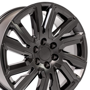 OE Wheels Replica CV39 Satin Black with Gloss Black 22x9.0 +28 6x139.7mm 78.1mm