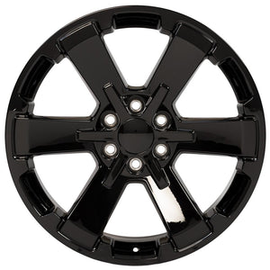 OE Wheels Replica CV41B Gloss Black 22x9.0 +24 6x139.7mm 78.1mm