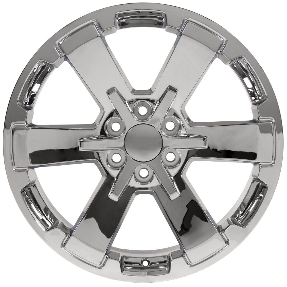 OE Wheels Replica CV41B Chrome 22x9.0 +24 6x139.7mm 78.1mm - Wheelwiz