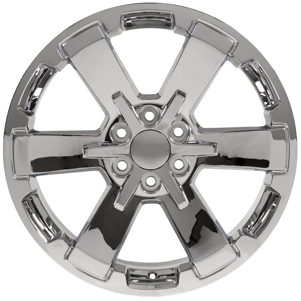 OE Wheels Replica CV41B Chrome 22x9.0 +24 6x139.7mm 78.1mm