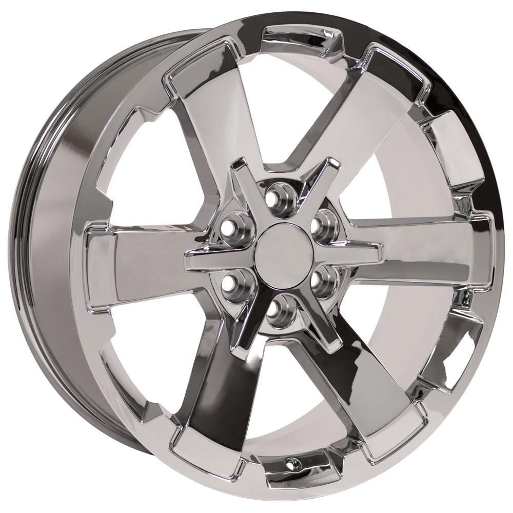 OE Wheels Replica CV41B Chrome 22x9.0 +24 6x139.7mm 78.1mm - Wheelwiz