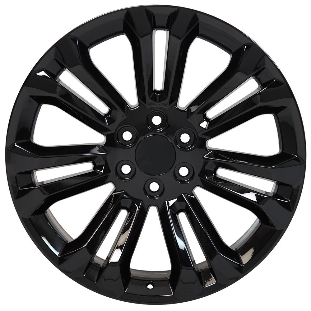 OE Wheels Replica CV43 Gloss Black 22x9.0 +24 6x139.7mm 78.1mm - Wheelwiz