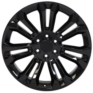 OE Wheels Replica CV43 Gloss Black 22x9.0 +24 6x139.7mm 78.1mm - Wheelwiz