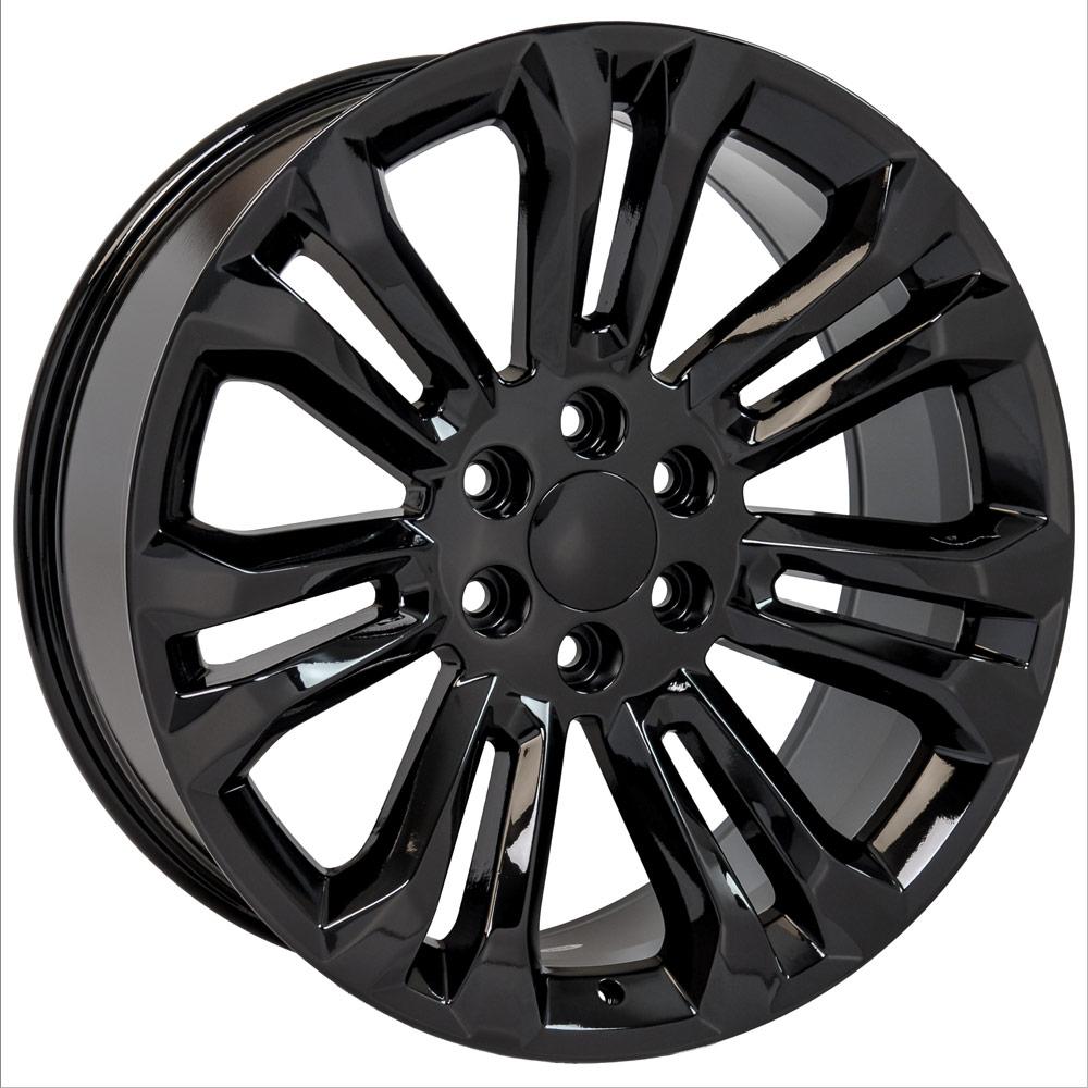 OE Wheels Replica CV43 Gloss Black 22x9.0 +24 6x139.7mm 78.1mm - Wheelwiz