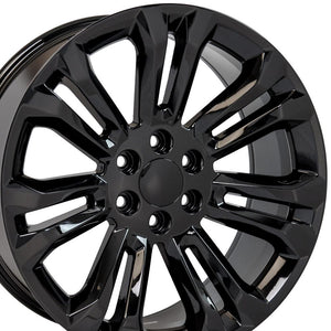 OE Wheels Replica CV43 Gloss Black 22x9.0 +24 6x139.7mm 78.1mm - Wheelwiz