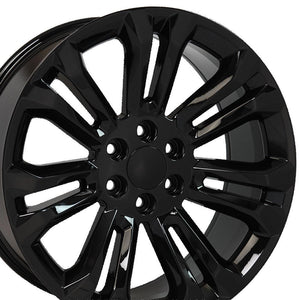 OE Wheels Replica CV43 Gloss Black 22x9.0 +24 6x139.7mm 78.1mm