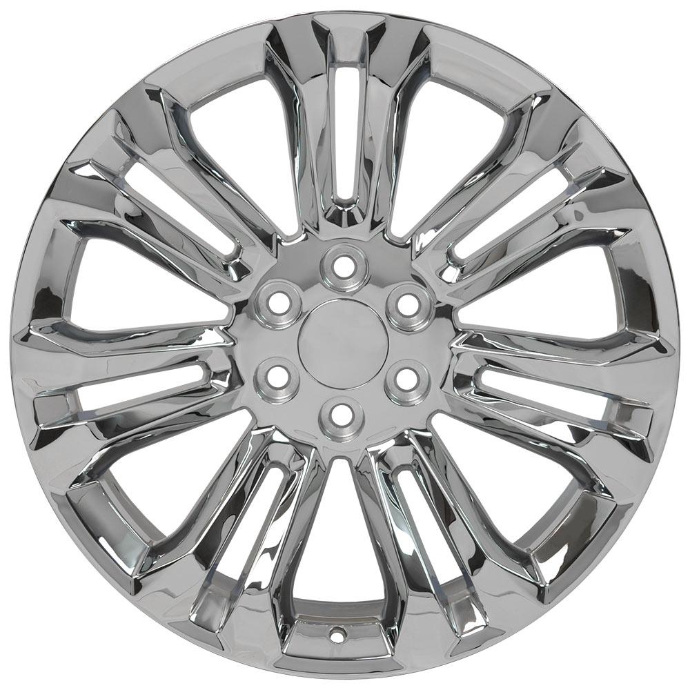 OE Wheels Replica CV43 Chrome 22x9.0 +24 6x139.7mm 78.1mm