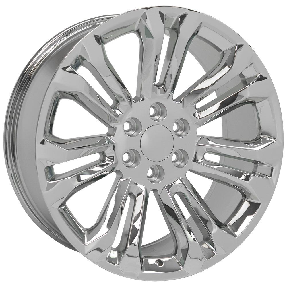 OE Wheels Replica CV43 Chrome 22x9.0 +24 6x139.7mm 78.1mm