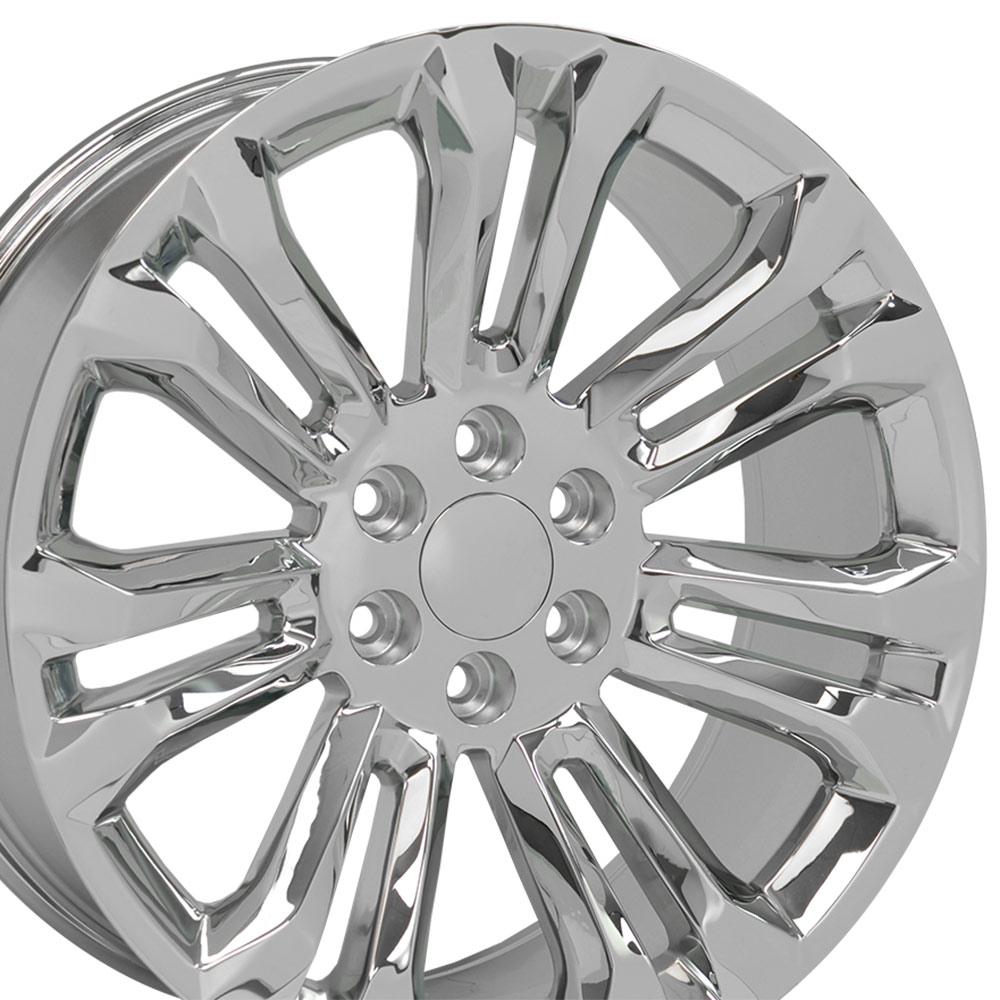 OE Wheels Replica CV43 Chrome 22x9.0 +24 6x139.7mm 78.1mm