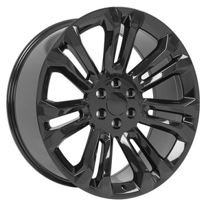 OE Wheels Replica CV43 Gloss Black 24x10.0 +24 6x139.7mm 78.1mm