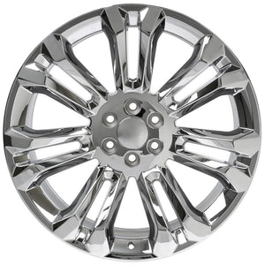 OE Wheels Replica CV43 Chrome 24x10.0 +24 6x139.7mm 78.1mm