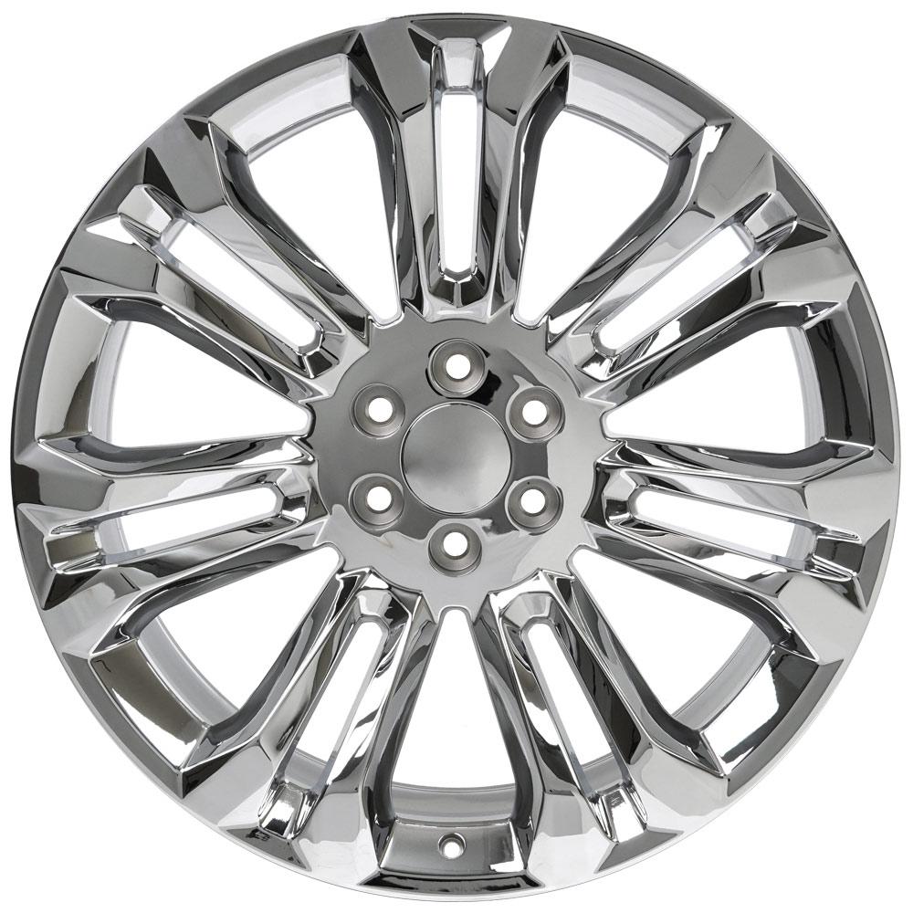 OE Wheels Replica CV43 Chrome 24x10.0 +24 6x139.7mm 78.1mm - Wheelwiz