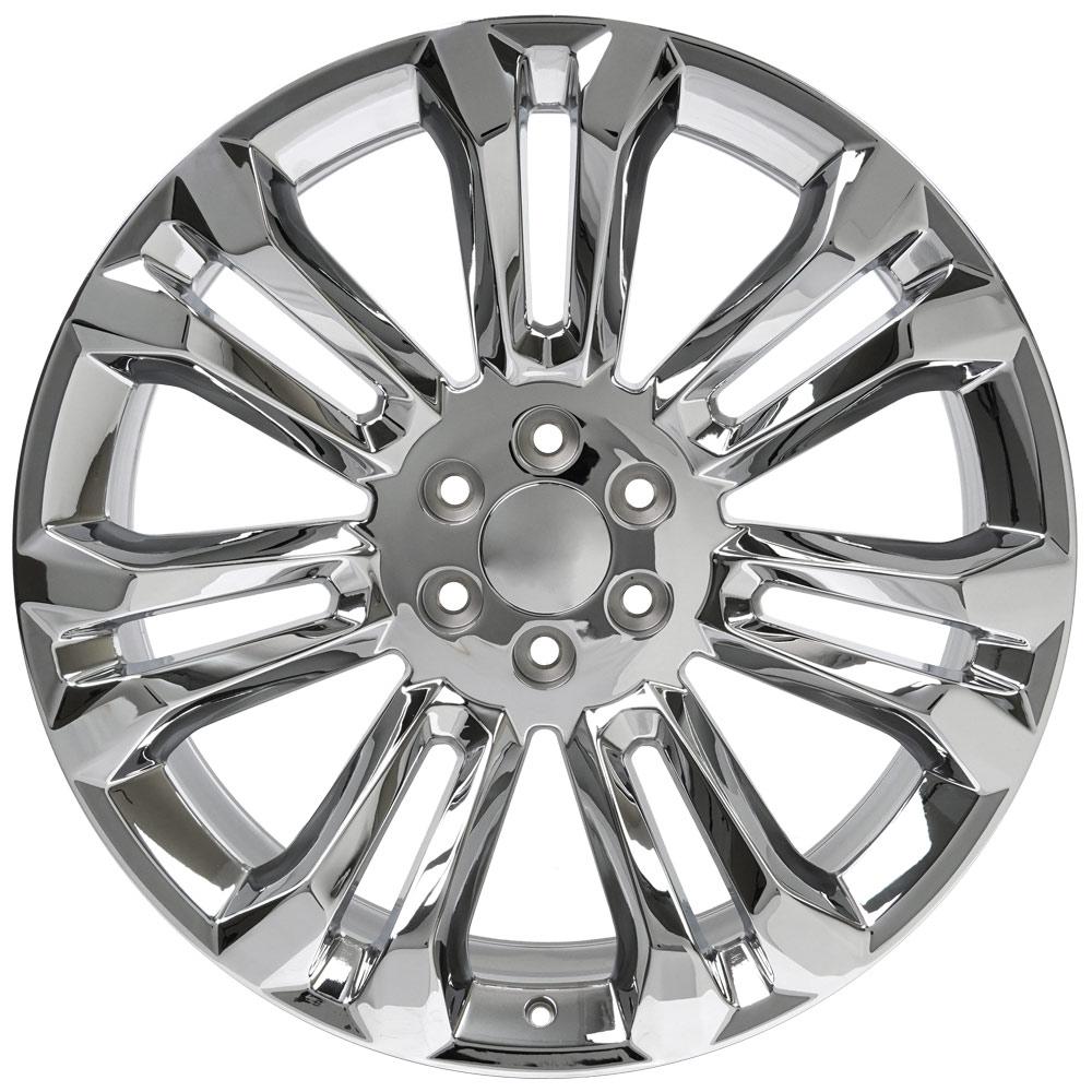 OE Wheels Replica CV43 Chrome 24x10.0 +24 6x139.7mm 78.1mm