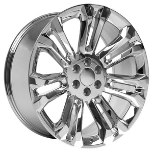 OE Wheels Replica CV43 Chrome 24x10.0 +24 6x139.7mm 78.1mm