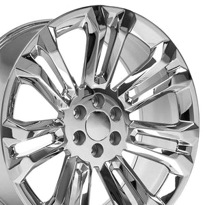 OE Wheels Replica CV43 Chrome 24x10.0 +24 6x139.7mm 78.1mm