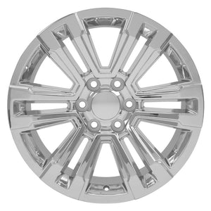 OE Wheels Replica CV44 Chrome 20x9.0 +24 6x139.7mm 78.1mm