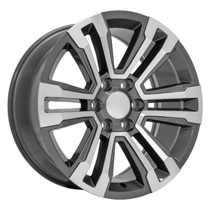 OE Wheels Replica CV44 Gunmetal Machined 20x9.0 +24 6x139.7mm 78.1mm