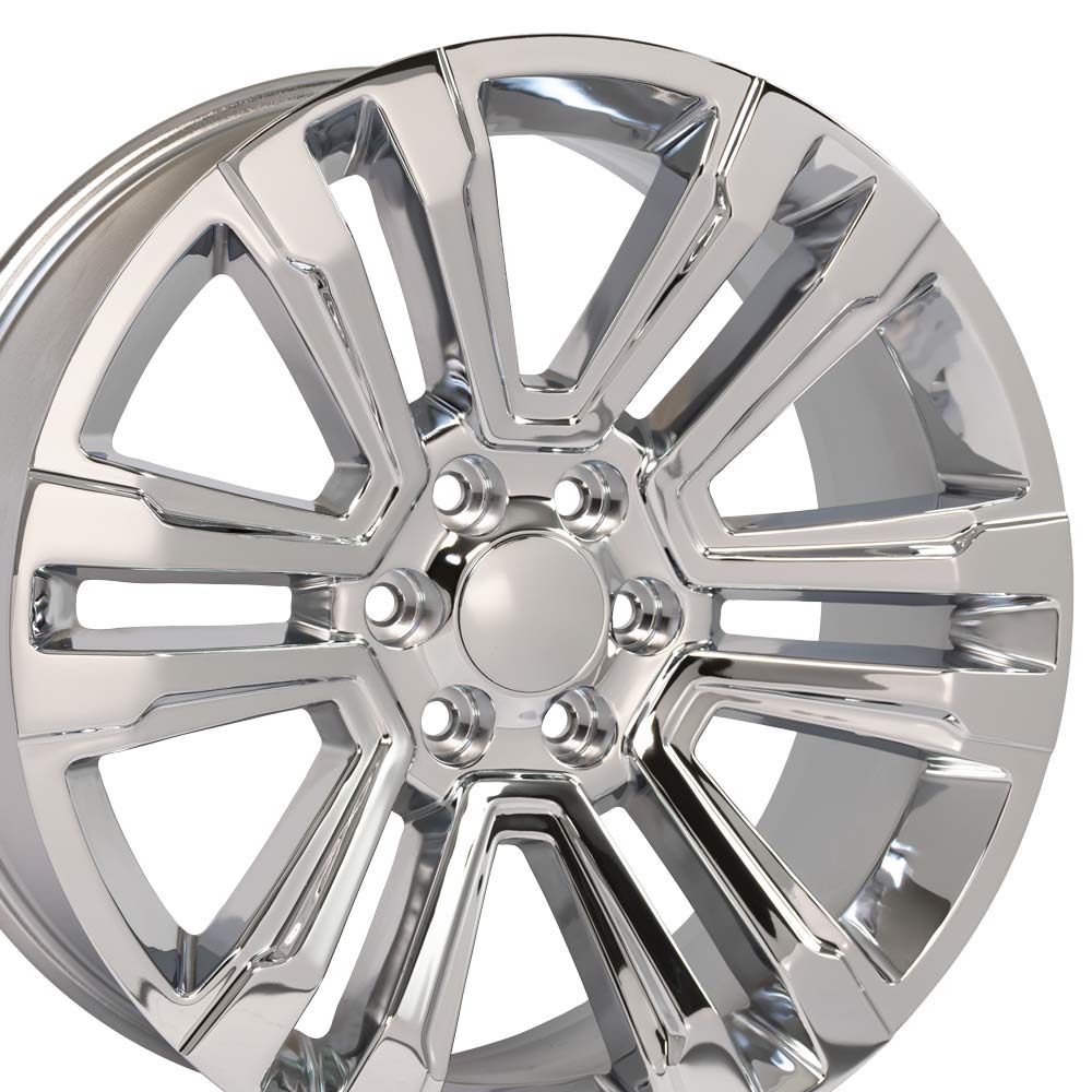 OE Wheels Replica CV44 Chrome 22x9.0 +24 6x139.7mm 78.1mm