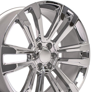 OE Wheels Replica CV44 Chrome 24x10.0 +24 6x139.7mm 78.1mm