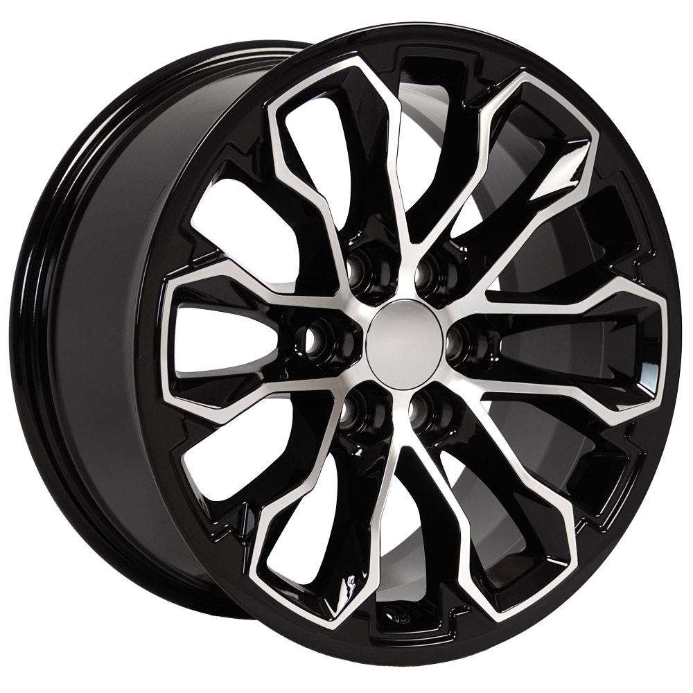 OE Wheels Replica CV54 Black Machined 17x8.0 +33 6x120mm 66.9mm - Wheelwiz