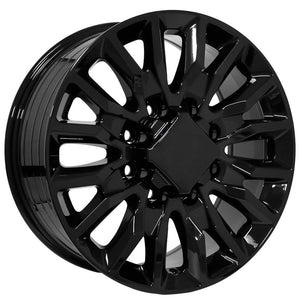 OE Wheels CV59B Gloss Black 20x8.5 +44 8x180|N/Amm 124.1mm - Wheelwiz