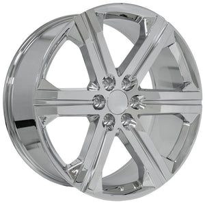 OE Wheels CV60 Chrome 24x10 +30 6x139.7|N/Amm 78.1mm - Wheelwiz
