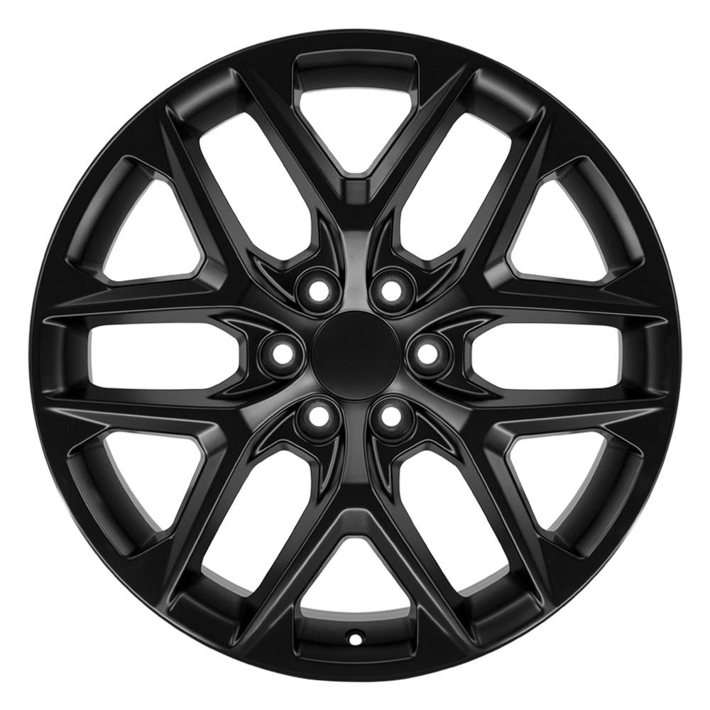 OE Wheels CV62 Satin Black 22x9 +28 6x139.7|N/Amm 78.1mm - Wheelwiz