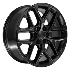 OE Wheels CV62 Satin Black 22x9 +28 6x139.7|N/Amm 78.1mm - Wheelwiz