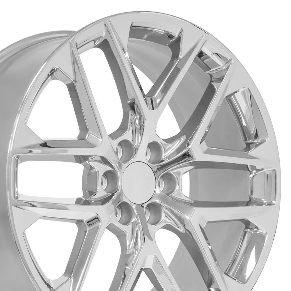 OE Wheels CV62 Chrome 24x10 +28 6x139.7|N/Amm 78.1mm - Wheelwiz