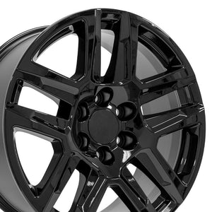 OE Wheels Replica CV63 Gloss Black 20x9.0 +28 6x139.7mm 78.1mm