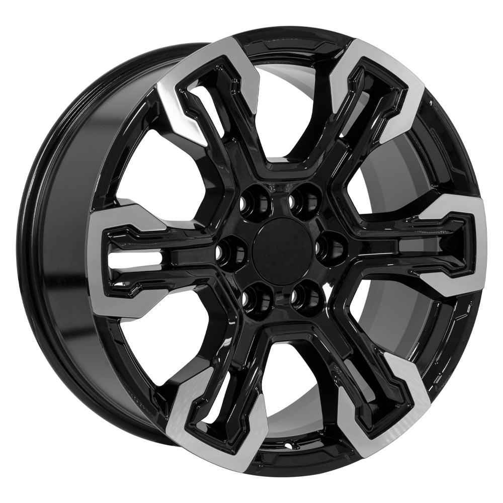 OE Wheels CV65 Gloss Black Machined 20x9 +26 6x139.7|N/Amm 78.1mm - Wheelwiz